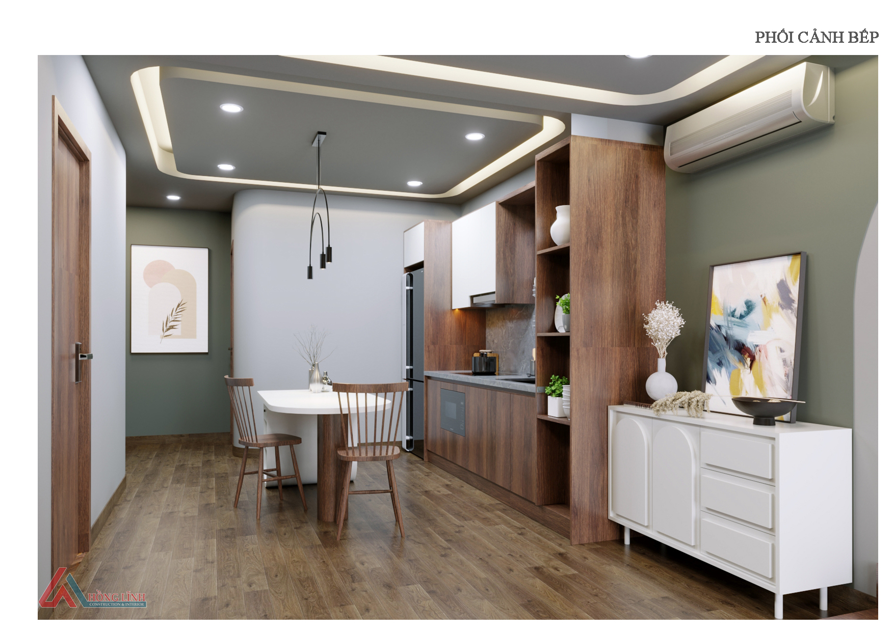 Cải tạo căn hộ tầng áp mái DP 29 Dragon Parc 1
