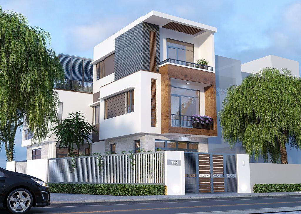 Mẫu thiết kế nhà phố