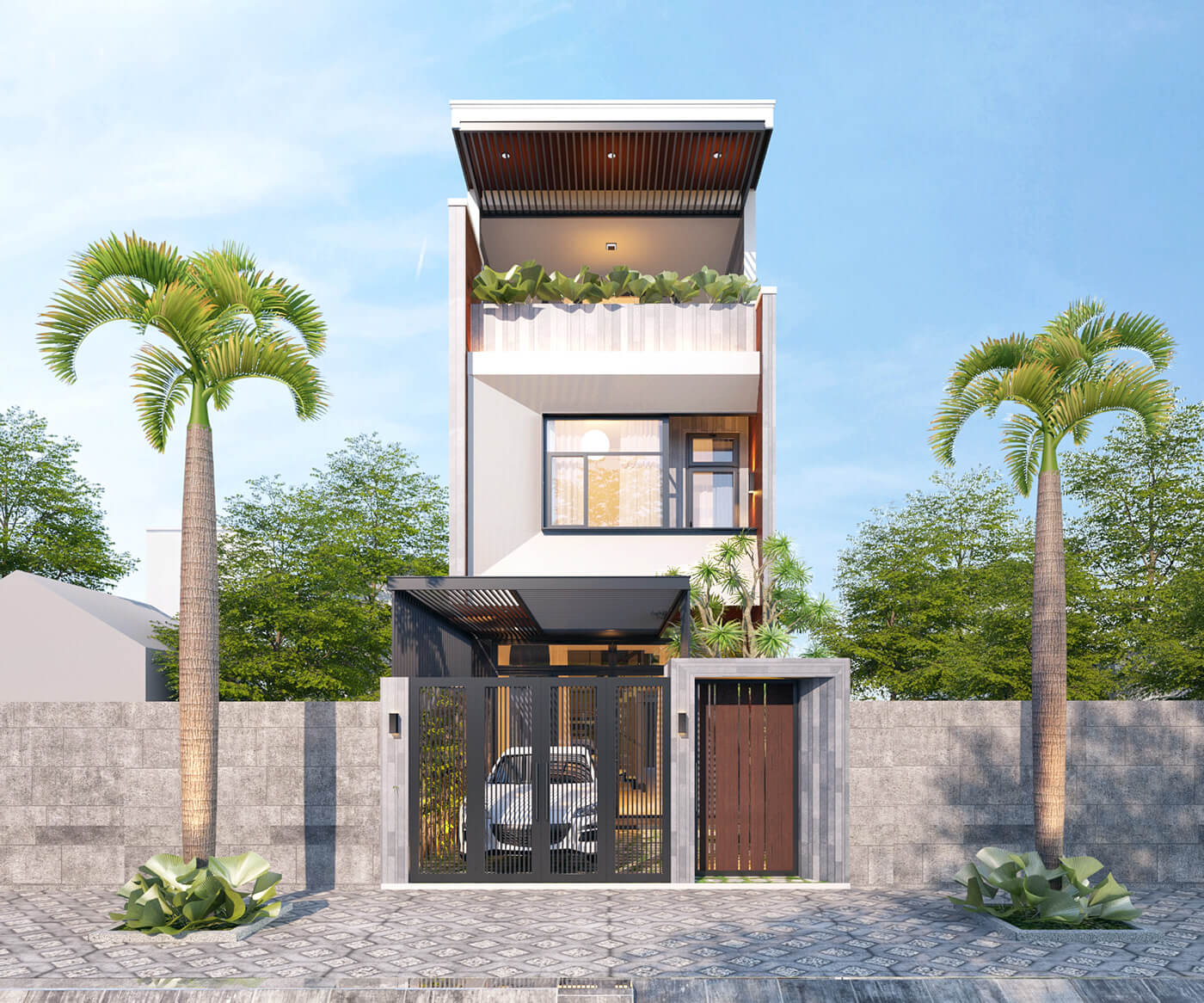 Mẫu thiết kế nhà phố